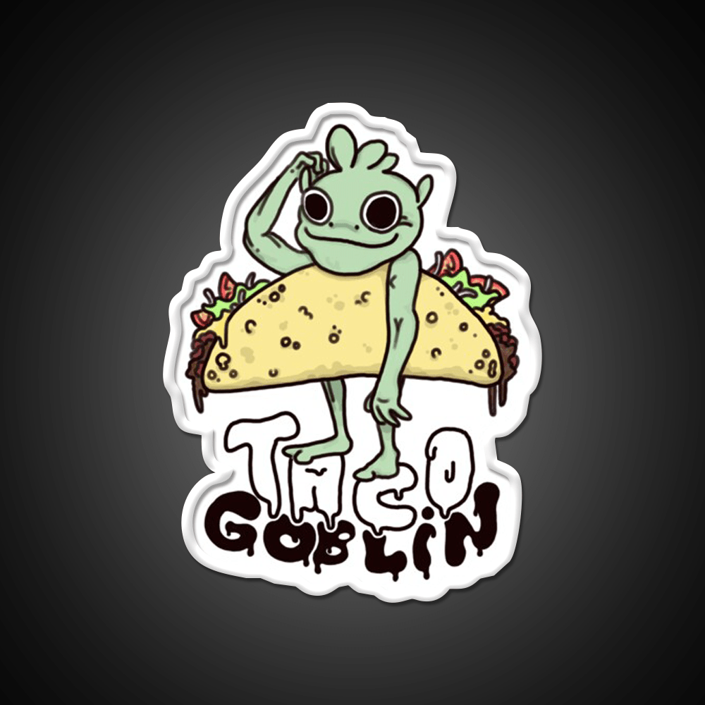 Taco Goblin Taco Led Neon Sign Mexican Food Sign Rgb Color - Shineneon