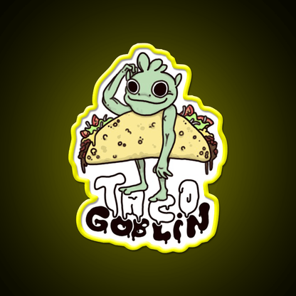 Taco Goblin Taco Led Neon Sign Mexican Food Sign Rgb Color - Shineneon