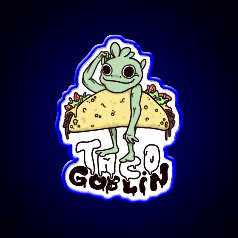 Taco Goblin Taco Led Neon Sign Mexican Food Sign Rgb Color - Shineneon