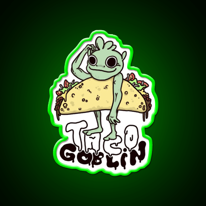Taco Goblin Taco Led Neon Sign Mexican Food Sign Rgb Color - Shineneon