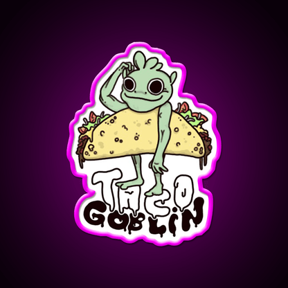 Taco Goblin Taco Led Neon Sign Mexican Food Sign Rgb Color - Shineneon