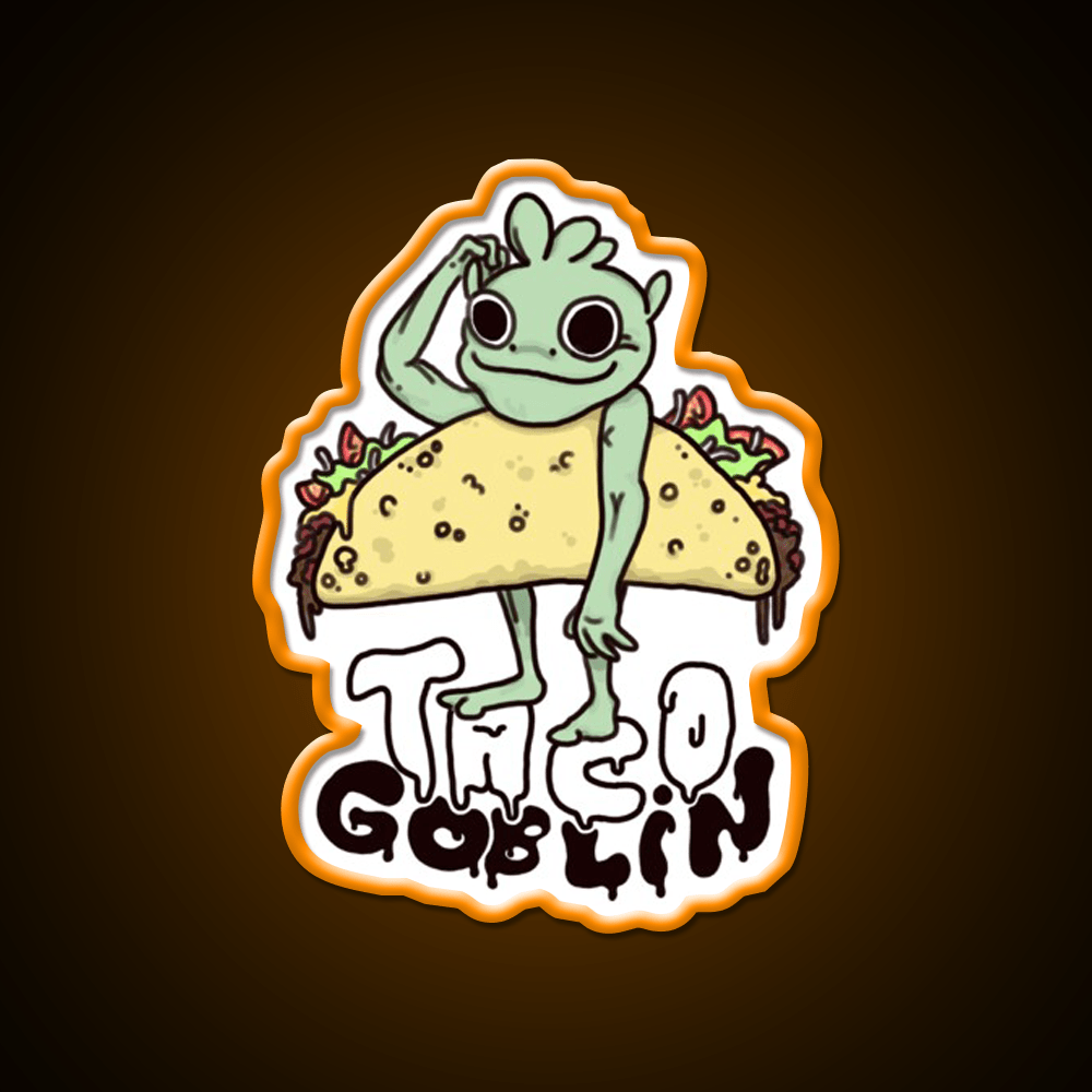 Taco Goblin Taco Led Neon Sign Mexican Food Sign Rgb Color - Shineneon