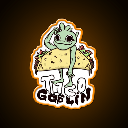 Taco Goblin Taco Led Neon Sign Mexican Food Sign Rgb Color - Shineneon