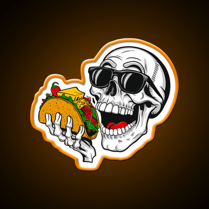 Taco Halloween Funny Taco Led Neon Sign Mexican Food Sign Rgb Color - Shineneon
