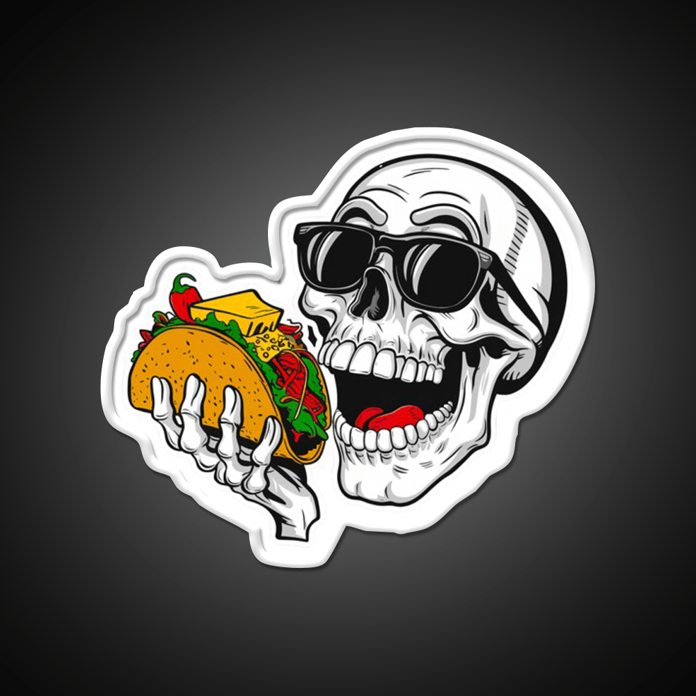 Taco Halloween Funny Taco Led Neon Sign Mexican Food Sign Rgb Color - Shineneon