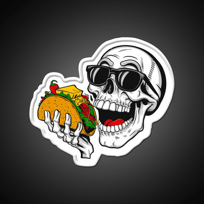 Taco Halloween Funny Taco Led Neon Sign Mexican Food Sign Rgb Color - Shineneon