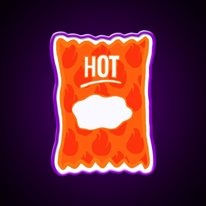 Taco Hot Sauce Snack Food Led Neon Sign Rgb Color - Shineneon