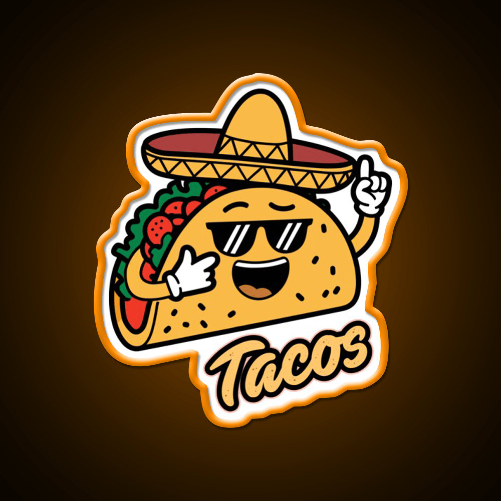 Taco Led Neon Sign Mexican Food Sign Food Neon Sign Rgb Color - Shineneon