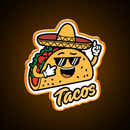 Taco Led Neon Sign Mexican Food Sign Food Neon Sign Rgb Color - Shineneon