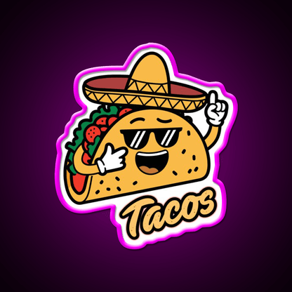 Taco Led Neon Sign Mexican Food Sign Food Neon Sign Rgb Color - Shineneon