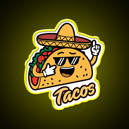 Taco Led Neon Sign Mexican Food Sign Food Neon Sign Rgb Color - Shineneon