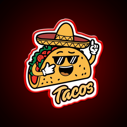 Taco Led Neon Sign Mexican Food Sign Food Neon Sign Rgb Color - Shineneon