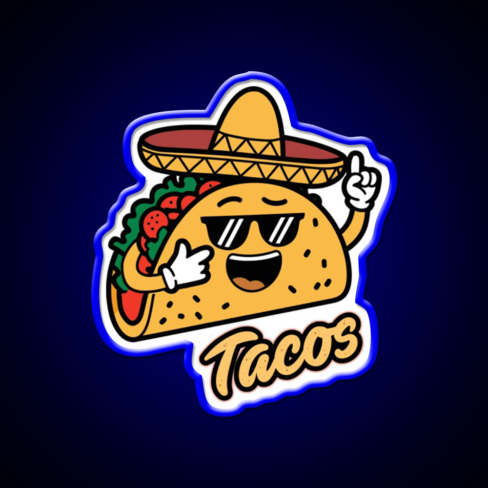 Taco Led Neon Sign Mexican Food Sign Food Neon Sign Rgb Color - Shineneon