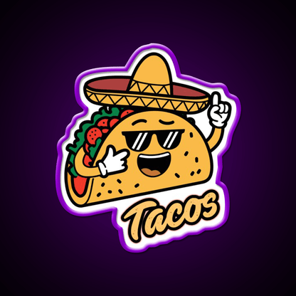 Taco Led Neon Sign Mexican Food Sign Food Neon Sign Rgb Color - Shineneon