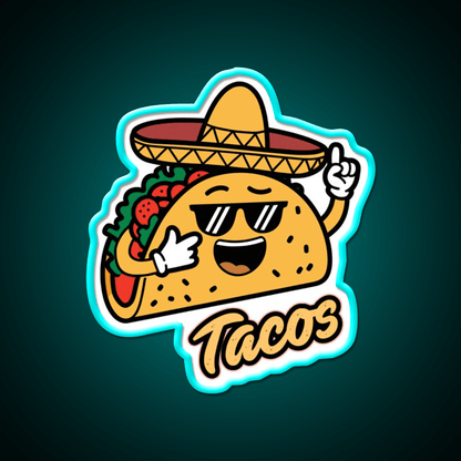 Taco Led Neon Sign Mexican Food Sign Food Neon Sign Rgb Color - Shineneon