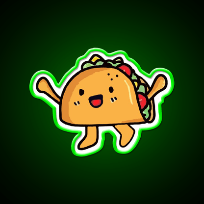 Taco Led Neon Sign Mexican Food Sign Food Neon Sign Wall Light Rgb Color - Shineneon