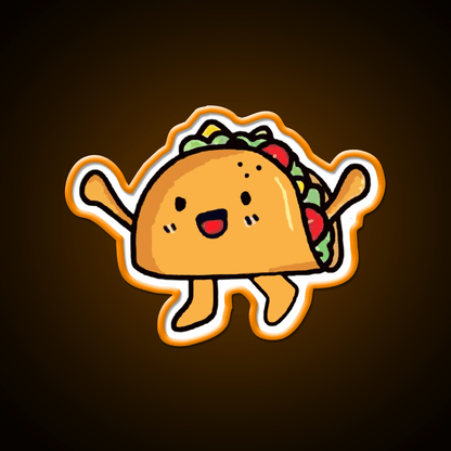 Taco Led Neon Sign Mexican Food Sign Food Neon Sign Wall Light Rgb Color - Shineneon