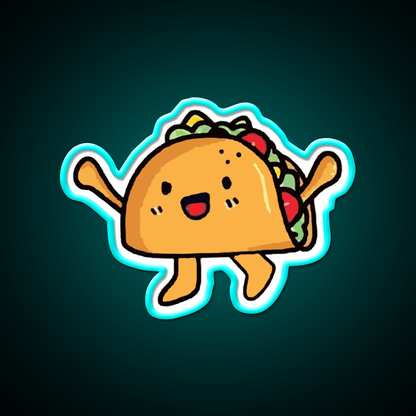Taco Led Neon Sign Mexican Food Sign Food Neon Sign Wall Light Rgb Color - Shineneon