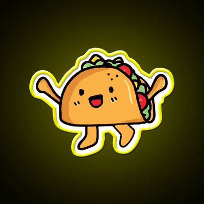 Taco Led Neon Sign Mexican Food Sign Food Neon Sign Wall Light Rgb Color - Shineneon