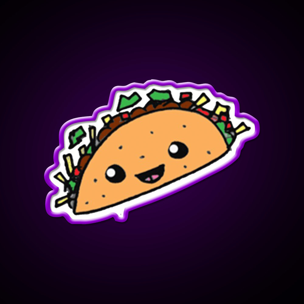 Taco Led Neon Sign Mexican Food Sign For Taco Shop Rgb Color - Shineneon
