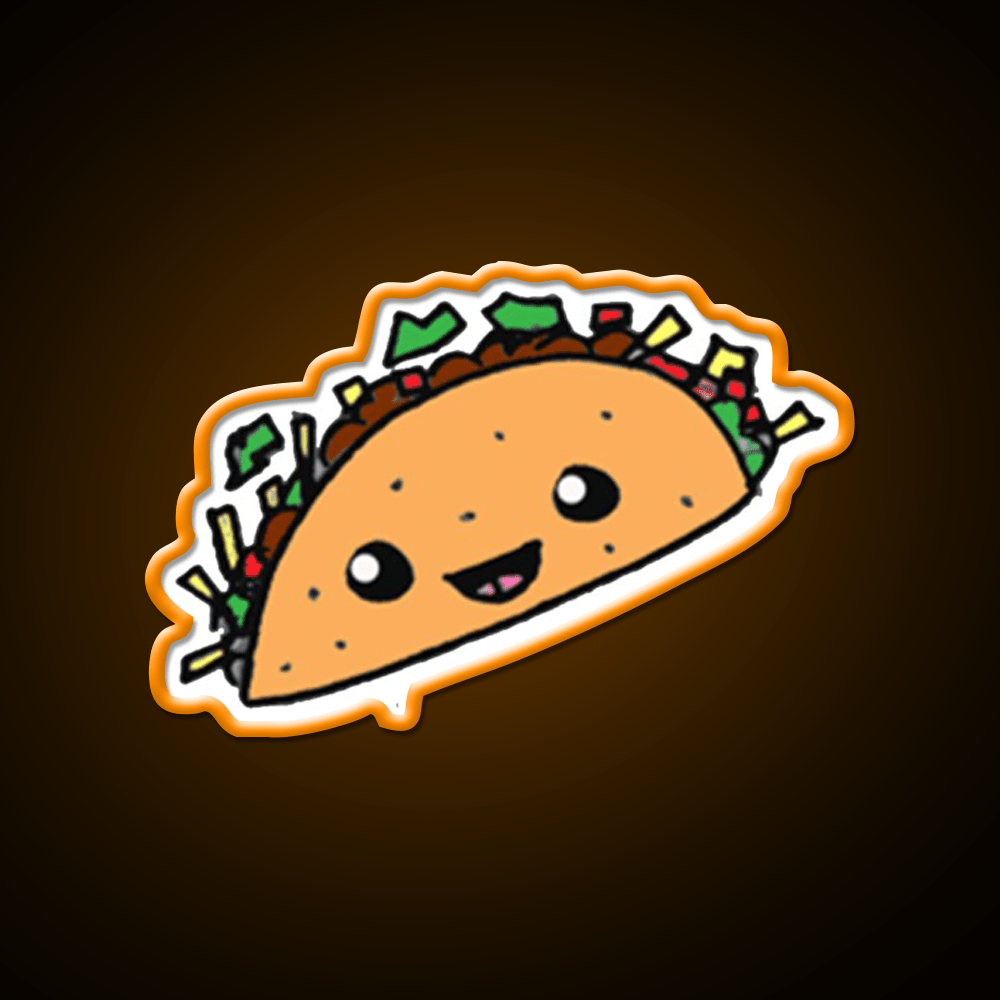 Taco Led Neon Sign Mexican Food Sign For Taco Shop Rgb Color - Shineneon