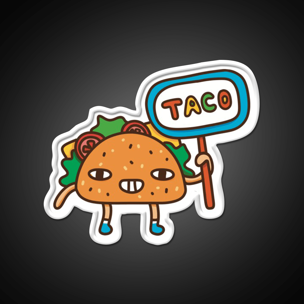 Taco Led Neon Sign Mexican Food Sign Fun Mexican Food Neon Sign Rgb Color - Shineneon