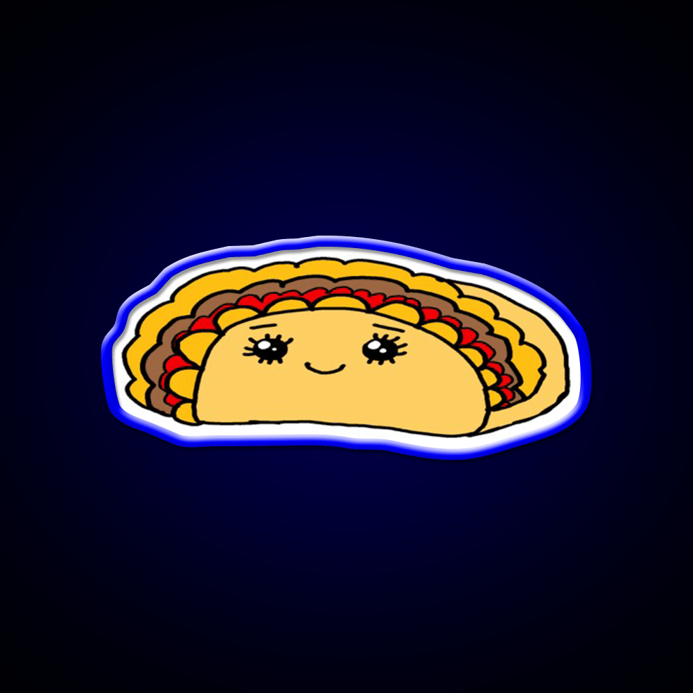 Taco Led Neon Sign Mexican Food Sign Kitchen Led Sign Gift Rgb Color - Shineneon