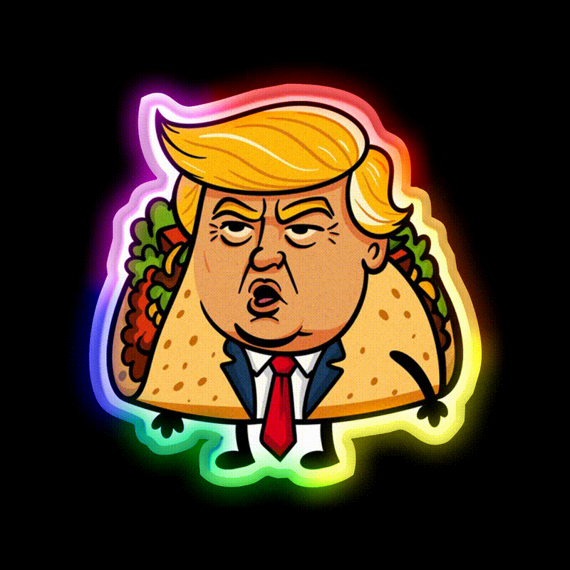 Taco Led Neon Sign Mexican Food Sign Kitchen Neon Gift Rgb Color - LED neon sign close-up detail