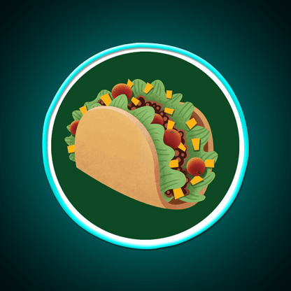 Taco Led Neon Sign Mexican Food Sign Kitchen Neon Sign Rgb Color - Shineneon