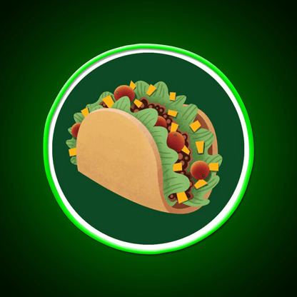 Taco Led Neon Sign Mexican Food Sign Kitchen Neon Sign Rgb Color - Shineneon