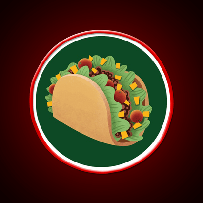 Taco Led Neon Sign Mexican Food Sign Kitchen Neon Sign Rgb Color - Shineneon