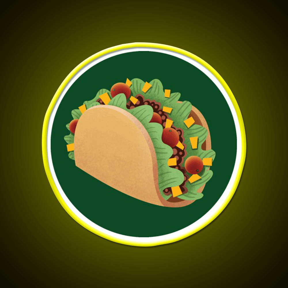 Taco Led Neon Sign Mexican Food Sign Kitchen Neon Sign Rgb Color - Shineneon