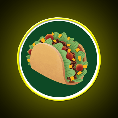 Taco Led Neon Sign Mexican Food Sign Kitchen Neon Sign Rgb Color - Shineneon