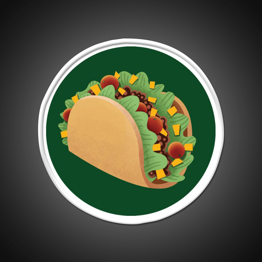 Taco Led Neon Sign Mexican Food Sign Kitchen Neon Sign Rgb Color - Shineneon