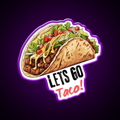 Taco Led Neon Sign Mexican Food Sign Kitchen Sign Kitchen Sign Rgb Color - Shineneon