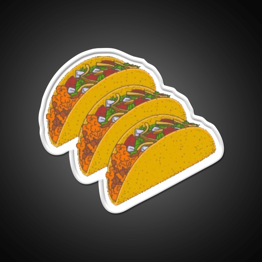 Taco Led Neon Sign Mexican Food Sign Kitchen Sign Rgb Color - Shineneon