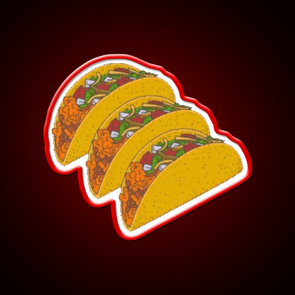 Taco Led Neon Sign Mexican Food Sign Kitchen Sign Rgb Color - Shineneon