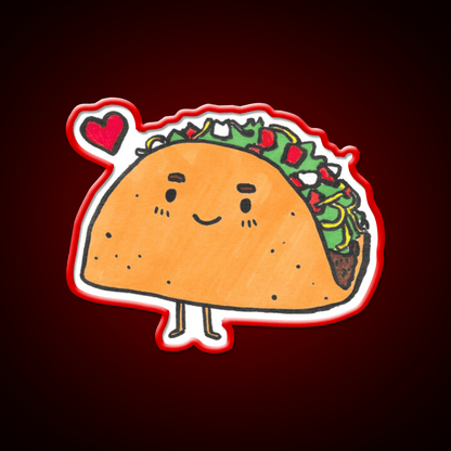 Taco Led Neon Sign Mexican Food Sign Kitchen Taco Sign Rgb Color - Shineneon