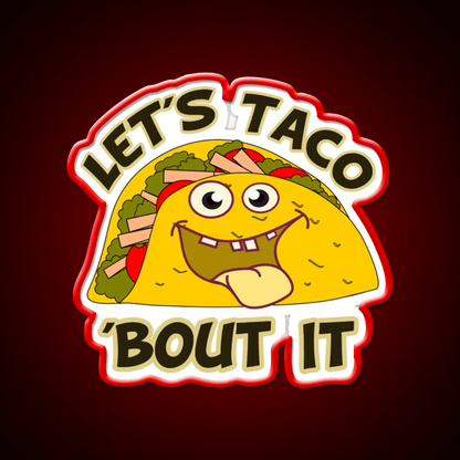 Taco Led Neon Sign Mexican Food Sign Led Sign Gift Kitchen Sign Rgb Color - Shineneon