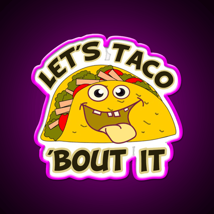 Taco Led Neon Sign Mexican Food Sign Led Sign Gift Kitchen Sign Rgb Color - Shineneon
