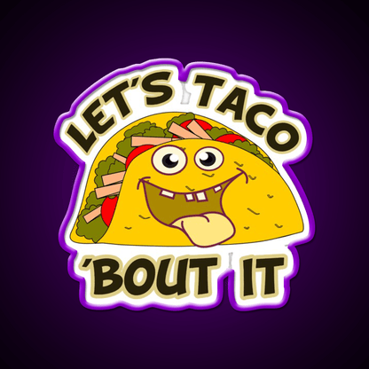 Taco Led Neon Sign Mexican Food Sign Led Sign Gift Kitchen Sign Rgb Color - Shineneon