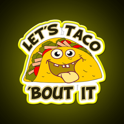 Taco Led Neon Sign Mexican Food Sign Led Sign Gift Kitchen Sign Rgb Color - Shineneon