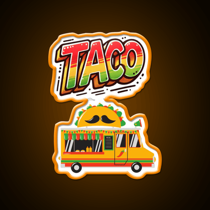 Taco Led Neon Sign Mexican Food Sign Mexican Wall Decor Neon Light Rgb Color - Shineneon