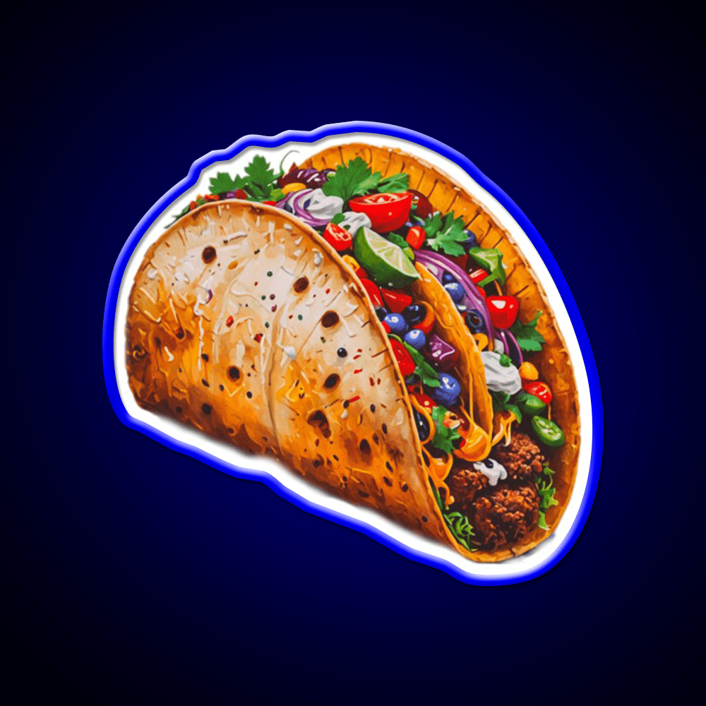 Taco Led Neon Sign Mexican Food Sign Rgb Color - Shineneon