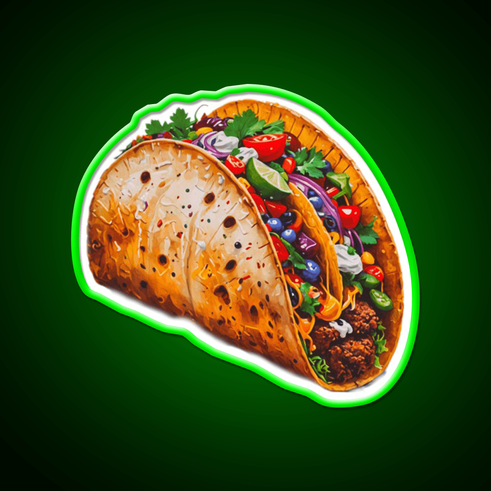 Taco Led Neon Sign Mexican Food Sign Rgb Color - Shineneon