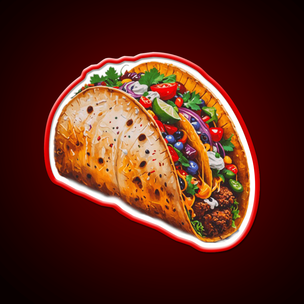 Taco Led Neon Sign Mexican Food Sign Rgb Color - Shineneon