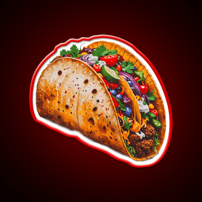 Taco Led Neon Sign Mexican Food Sign Rgb Color - Shineneon