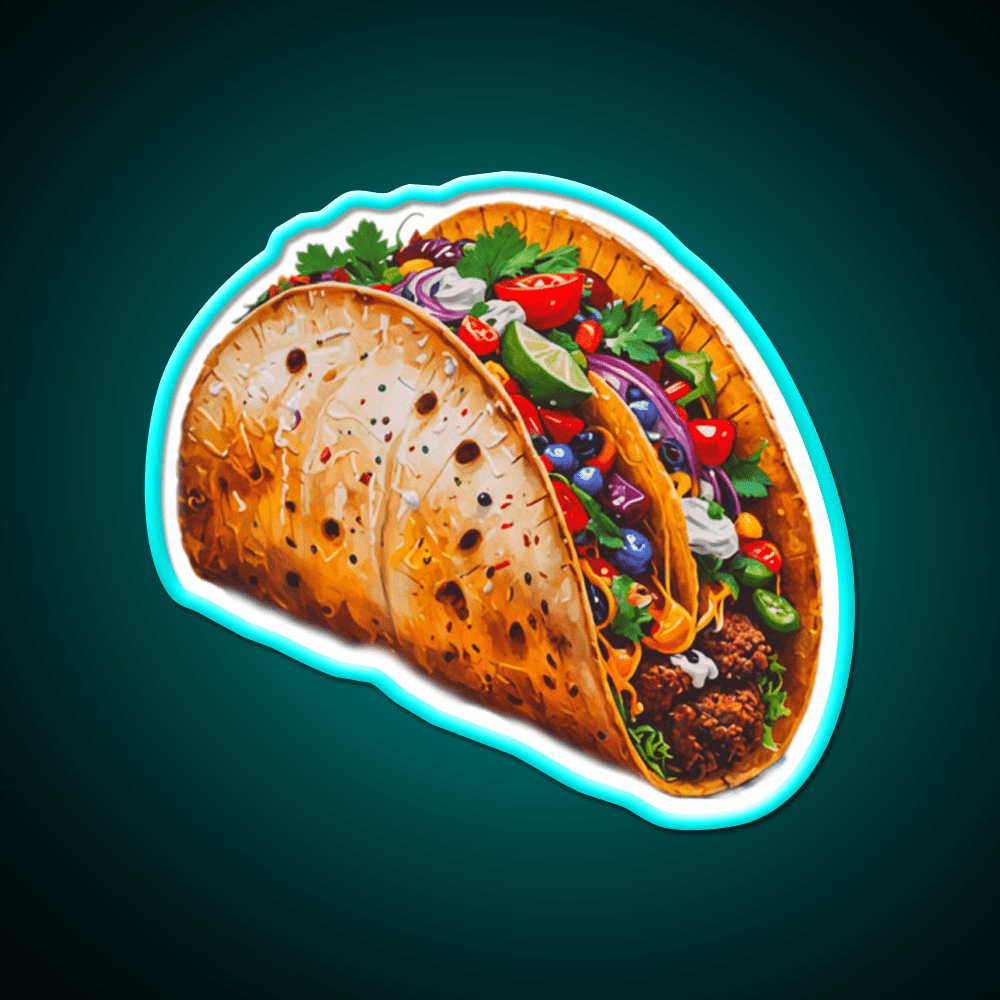 Taco Led Neon Sign Mexican Food Sign Rgb Color - Shineneon