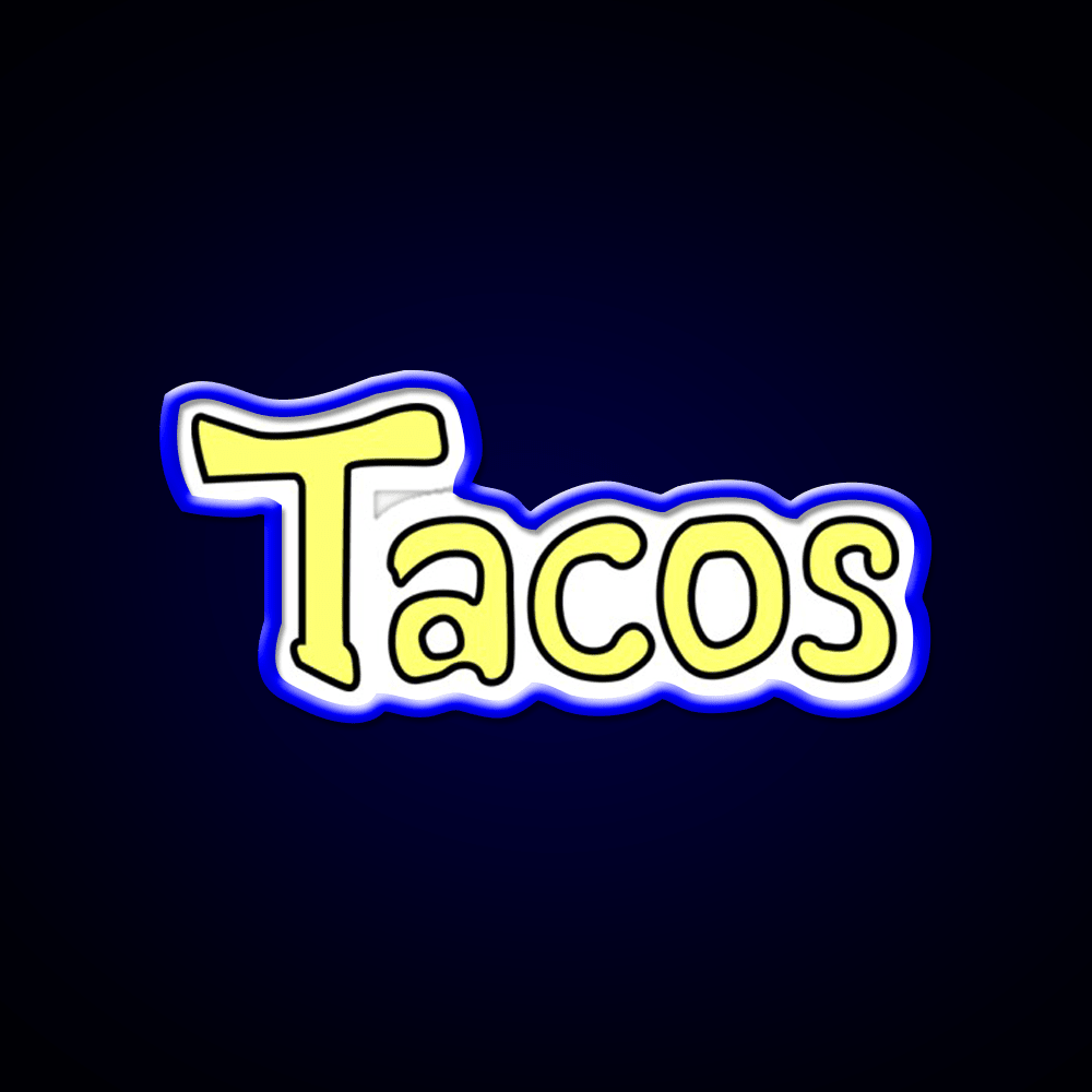 Taco Led Neon Sign Mexican Food Sign Taco Light Rgb Color - Shineneon