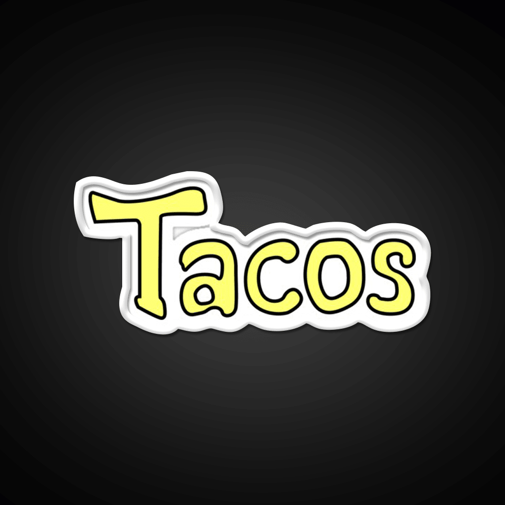 Taco Led Neon Sign Mexican Food Sign Taco Light Rgb Color - Shineneon